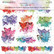 49 and Market - Spectrum Gardenia Butterfly Flight Rub-Ons 12