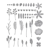 Spellbinders - Holiday Blooms, Stanssisetti