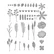 Spellbinders - Holiday Blooms, Stanssisetti