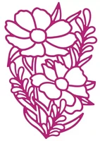 Crafter's Companion - Elements Floral Cosmos, Stanssi