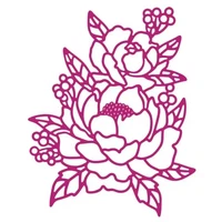 Crafter's Companion - Elements Floral Peonies, Stanssi