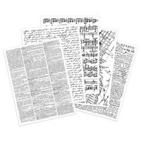 Hero Arts - Collage Backgrounds Rub-Ons 6