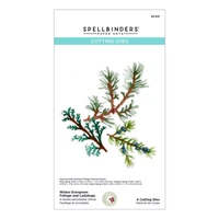 Spellbinders - Winter Evergreen Foliage and Ladybugs, Stanssisetti