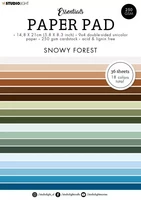 Studio Light - Snowy Forest Essentials, A5, 250gsm, Paperikko