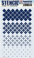 PaperArtsy - Scrapcosy Stencil 374, Sapluuna