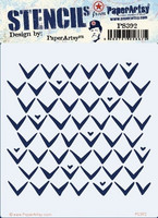 PaperArtsy - Hot Pick Stencil 392, Sapluuna