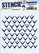 PaperArtsy - Hot Pick Stencil 392, Sapluuna