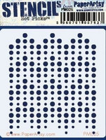 PaperArtsy - Mini Stencil PM025, Sapluuna