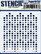 PaperArtsy - Mini Stencil PM025, Sapluuna