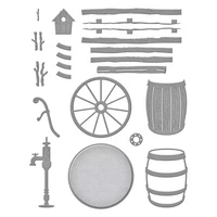 Spellbinders - Rustic Garden, Stanssisetti