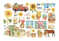 Stamperia - Sunflower Art Sunflowers, Die Cuts