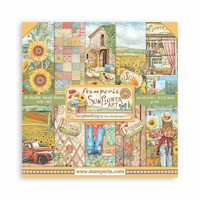 Stamperia - Sunflower Art, Paper Pack 12