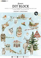 Studio Light - DIY Block Snowy Christmas, A4