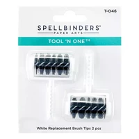 Spellbinders - Tool'n One Brush Tips, Stanssin puhdistajan vaihtoharjat