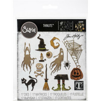 Sizzix - Thinlits Dies By Tim Holtz, Frightful Things, Stanssisetti