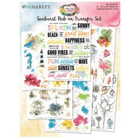 49 and Market - Vintage Artistry Sunburst Rub-Ons 6