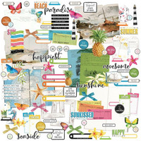 49 And Market - Vintage Artistry Sunburst Ephemera Bits, 123osaa