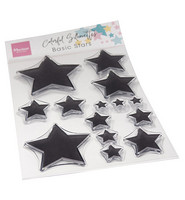 Marianne Design - Silhouette Basic Stars, Leimasetti