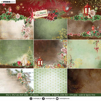 Studio Light - Magical Christmas Backgrounds, 20x20cm, Paperikko