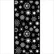 Stamperia - Christmas Snowflakes,  12x25cm, Sapluuna