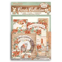 Stamperia - All Around Christmas, Cards Collection, 13 osaa