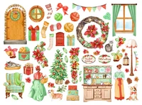 Stamperia - All Around Christmas, Die Cuts