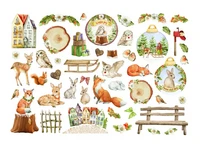 Stamperia - Winter Valley Elements, Die Cuts