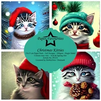 Paper Favourites - Christmas Kitties 6
