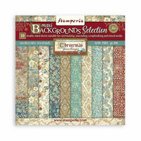 Stamperia - Christmas Greetings, Background Paper Pack 12