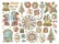 Stamperia - Christmas Greetings, Die Cuts