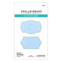 Spellbinders - Pierced Mini Labels, Stanssisetti