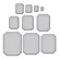 Spellbinders - Notched Corner Frames, Stanssisetti