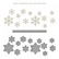 Spellbinders - Glimmer Hot Foil Plate, Glimmering Snowflakes