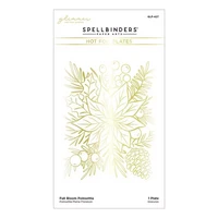 Spellbinders - Glimmer Hot Foil Plate, Full Bloom Poinsettia