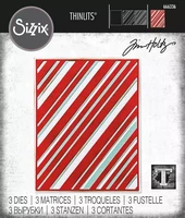 Sizzix - Thinlits Dies By Tim Holtz, Layered Stripes, Stanssisetti