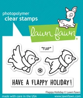 Lawn Fawn - Flappy Holiday, Leimasetti