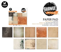 Studio Light - Grunge Vintage Papers, 20x20cm, Paperikko, 36 arkkia