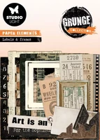 Studio Light - Grunge Paper Elements Labels & Frames