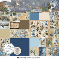 Studio Light - Jenine's Vintage Christmas, Designs & Elements, 20x20cm, Paperikko