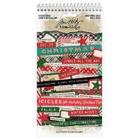 Tim Holtz - Idea-Ology Sticker Book, Christmas 2023, Tarrasetti