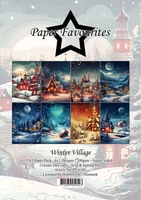 Paper Favourites - Winter Village A5, Paperikko