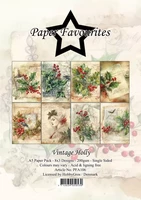 Paper Favourites - Vintage Holly A5, Paperikko