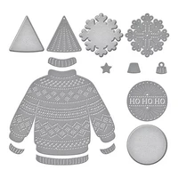 Spellbinders - Stitched Christmas Sweater, Stanssisetti