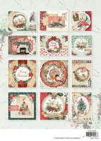 Studio Light - Card Making Pad Holly Jolly, A4