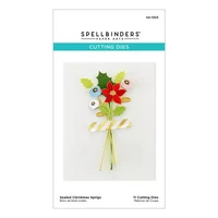 Spellbinders - Sealed Christmas Sprigs, Stanssisetti