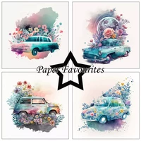 Paper Favourites - Floral Cars 6