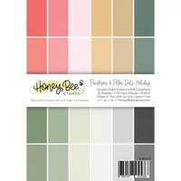 Honey Bee Stamps - Pinstripes & Polka Dots Holiday, Paperikko 6''x8'', 24sivua