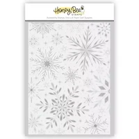 Honey Bee Stamps - Snowflakes, 3D Kohokuviotasku
