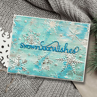 Creative Expressions - Shimmering Snowflakes, 3D Kohokuviotasku