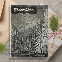 Creative Expressions - Snowy Forest Glade, 3D Kohokuviotasku